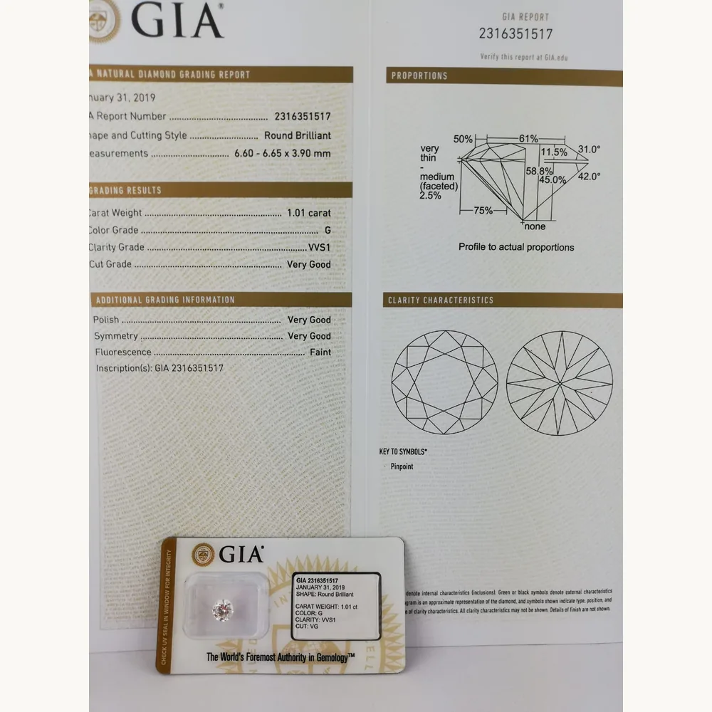 Certificat GIA utilise pour estimer un diamant certifie a Monaco